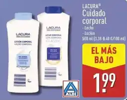 ALDI Lacura cuidado corporal oferta