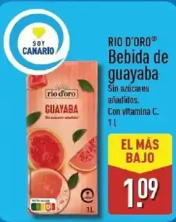ALDI Rio d'oro bebida de guayaba oferta