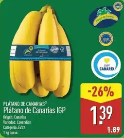 ALDI Plátano de Canarias IGP oferta