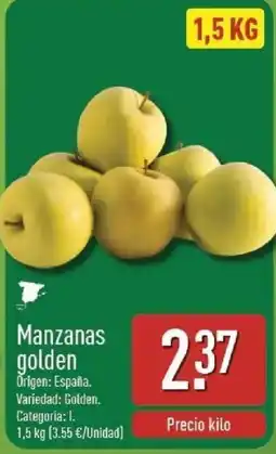 ALDI Manzanas golden oferta