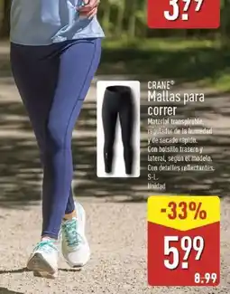 ALDI Crane mallas para correr oferta