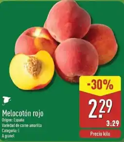 ALDI Melocotón rojo oferta