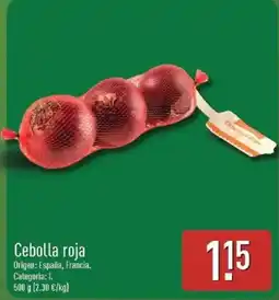 ALDI Cebolla roja oferta