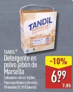 ALDI Tandil detergente en polvo jabón de marsella oferta