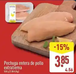 ALDI Pechuga entera de pollo extratierna oferta