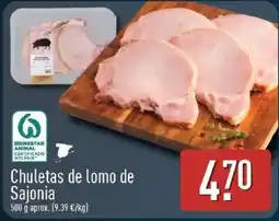 ALDI Chuletas de lomo de Sajonia oferta
