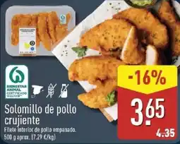 ALDI Solomillo de pollo crujiente oferta