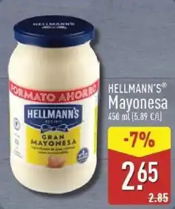 ALDI Hellmann's mayonesa oferta