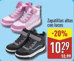 ALDI Zapatillas altas con luces oferta