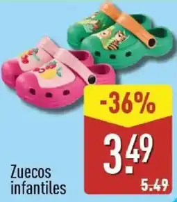 ALDI Zuecos infantiles oferta