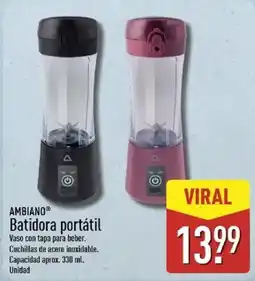 ALDI Ambiano batidora portátil oferta