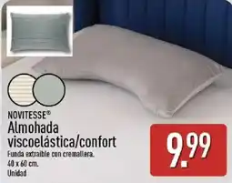 ALDI Novitesse Almohada viscoelástica/confort oferta