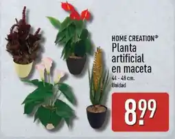 ALDI Home Creation planta artificial en maceta oferta