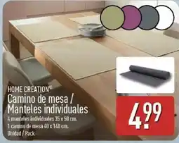 ALDI Home Creation camino de mesa / manteles individuales oferta