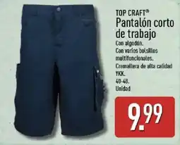 ALDI Top Craft pantalón corto de trabajo oferta