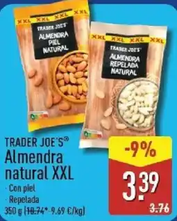ALDI Trader Joe's Almendra natural XXL oferta