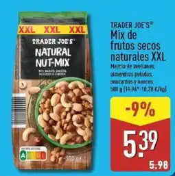 ALDI Trader Joe's natural nut-mix oferta