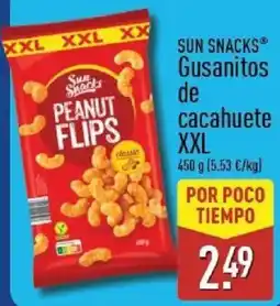 ALDI Sun Snacks gusanitos de cacahuate xxl oferta