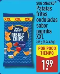 ALDI Sun Snacks patatas fritas onduladas sabor paprika XXL oferta