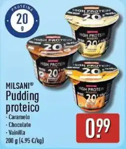 ALDI Milsani Pudding proteico oferta