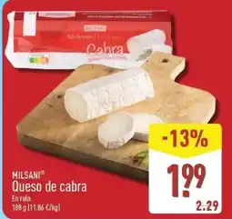 ALDI Milsani queso de cabra oferta