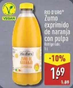 ALDI Rio d'oro zumo de naranja oferta