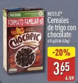 ALDI Nestlé cereales de trigo con chocolate oferta