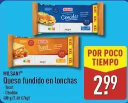 ALDI Milsani queso fundido en lonchas oferta