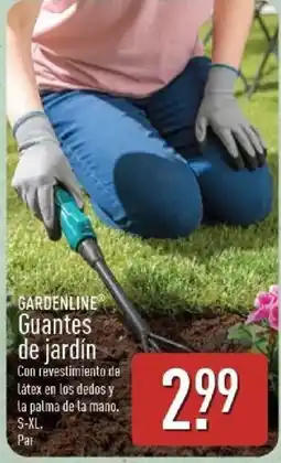 ALDI Gardenline guantes de jardin oferta