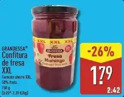 ALDI Grandessa confitura de fresa XXL oferta