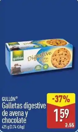 ALDI Gullón galletas digestive de avena y chocolate oferta