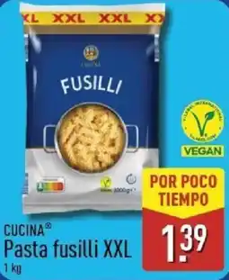 ALDI Cucina pasta fusilli xxl oferta