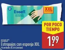 ALDI Esselt estropajos con esponja xxl oferta