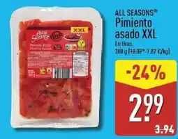 ALDI All Seasons Pimiento asado XXL oferta