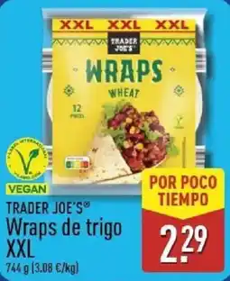 ALDI Trader Joe's wraps de trigo xxl oferta