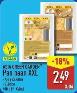ALDI Asia Green Garden Pan naan XXL oferta