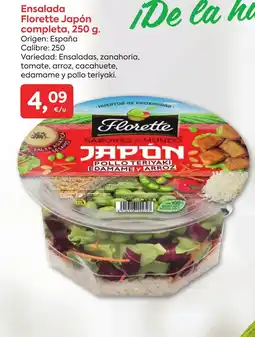 Suma Supermercados Florette ensalada japón completa oferta