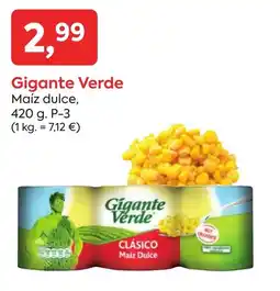 Suma Supermercados Gigante Verde Maíz dulce oferta