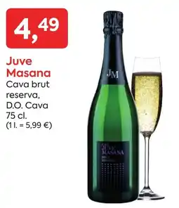 Suma Supermercados Juve Masana Cava brut reserva oferta