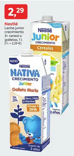 Suma Supermercados Nestlé leche junior crecimiento oferta