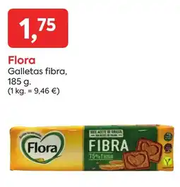 Suma Supermercados Flora Galletas fibra oferta
