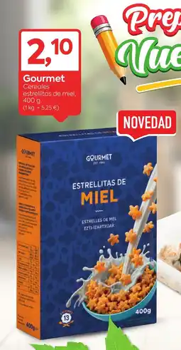 Suma Supermercados Gourmet Cereales estrellitas de miel oferta