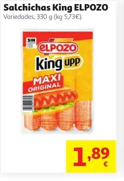 Alcampo ELPOZO Salchichas King oferta