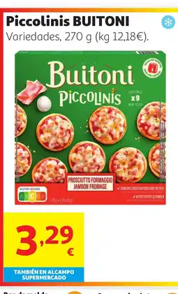 Alcampo BUITONI Piccolinis oferta