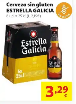 Alcampo ESTRELLA GALICIA Cerveza sin gluten oferta
