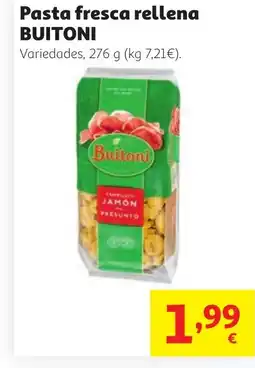Alcampo BUITONI Pasta fresca rellena oferta