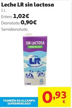 Alcampo LR Leche sin lactosa oferta