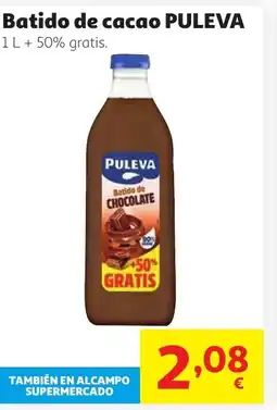 Alcampo PULEVA Batido de cacao oferta