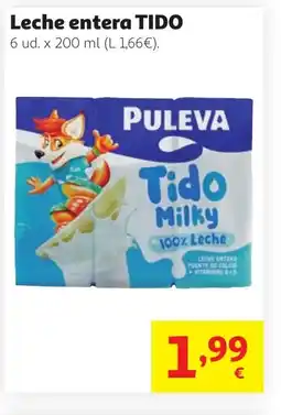 Alcampo TIDO Leche entera oferta