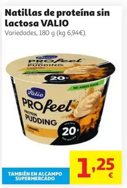 Alcampo VALIO Natillas de proteína sin lactosa oferta